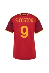 AS Roma Santiago Castro #9 Jalkapallovaatteet Naisten Kotipaita 2026-27 Lyhythihainen